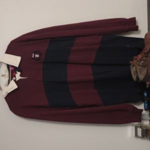 Men's long sleeve Izod polo